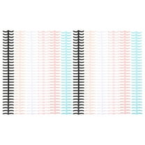 MERRYHAPY 12Pcs Retro Style Plastic Spiral Notebook Binding Coils for Office and School Supplies