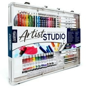 ArtSkills Essential Portable Premium Art Supply Kit for Beginner, 200 Pieces Drawing Set for Kids & Teens