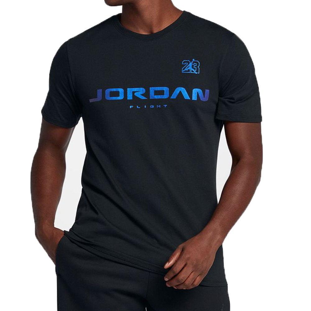 black and blue jordan 13 shirt
