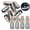 Silver, variant on 2026 Upgraded Car Tire Pressure Monitor Valve Stem Caps – 3 Color Eye Alert 36 PSI (2.4Bar) Sensor Indicator, Easy Read Tire Caps Fit for Most Cars