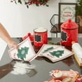 thumbnail image 3 of Noel Tree Multi-Color Swedish Dishcloth (Set of 3) 7.75 x 6.75, 3 of 3