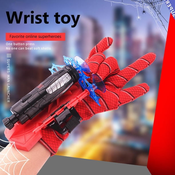 Juego de lanzador de guantes de Cosplay para niños, lanzador de muñeca de Anime, juguetes divertidos al aire libre para niños Tmvgtek libre de BPA