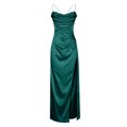thumbnail image 4 of FcBaudy Camis Robe Sans Manches à Col en V, Robes d'Été pour Femmes, Robes pour Femmes Mode Femme Robe Longue Sans Manches à Bretelles Robe Taille Haute Robe pour Femmes, 4 of 6