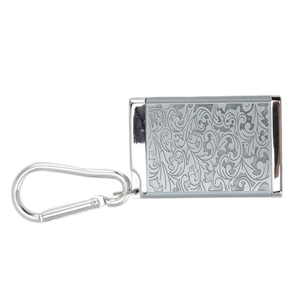 Cenicero Llavero Portátil Estuche De Bolsillo De aleación De Aluminio