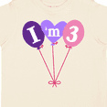 thumbnail image 4 of Inktastic 3rd Birthday Balloons 3 Year Old Girls Toddler T-Shirt, 4 of 5