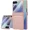 Pink, variant on Case for Samsung Galaxy Z Flip 7, Hinge Protection, Built-in Screen Protector, Wireless Charging, Shockproof, Slim Rugged Phone Protective Case for Galaxy Z Flip 7