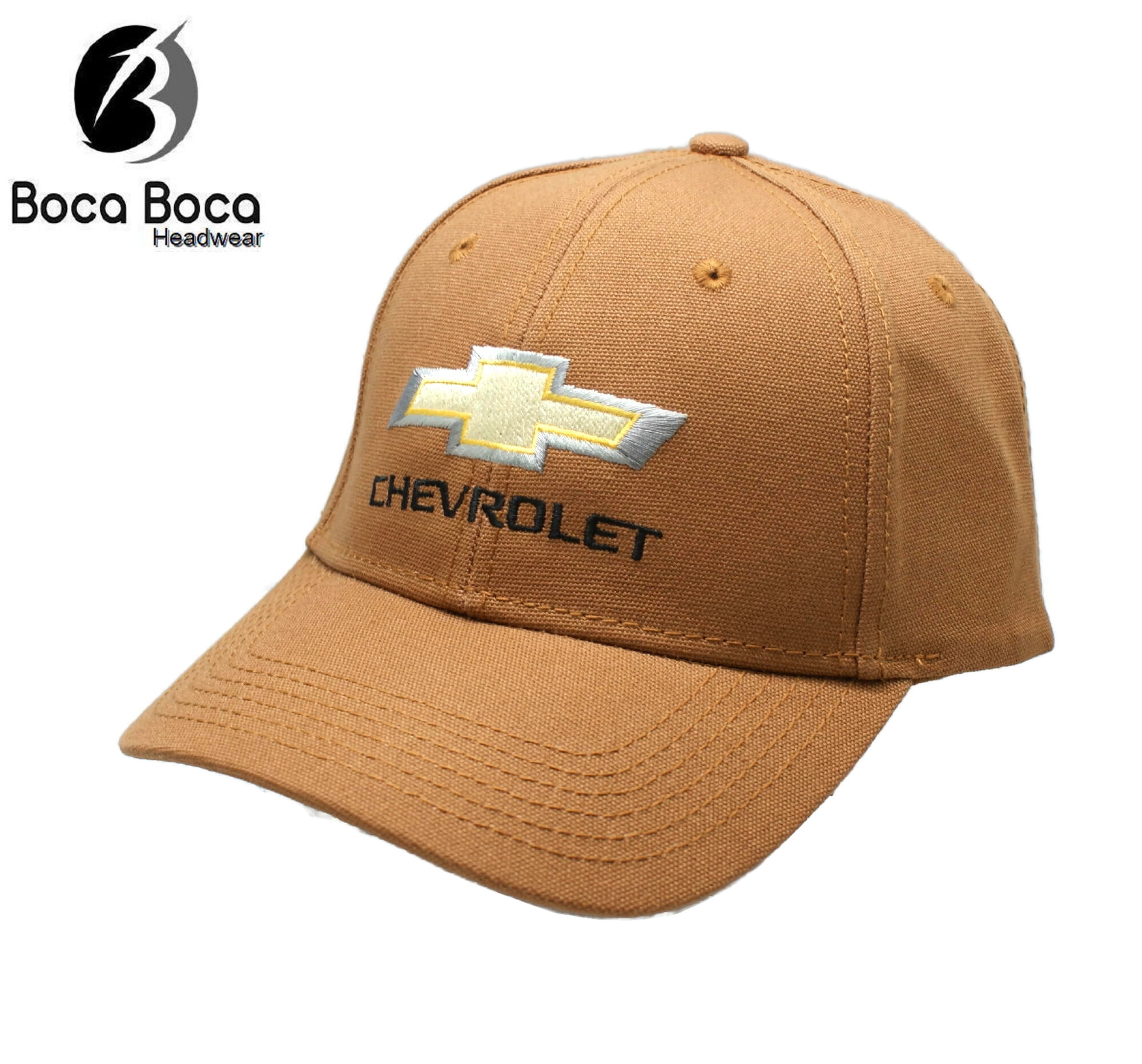 Hat - Chevrolet CARHARTT OSFA Work Wear Adjustable Snapback Brown