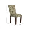 thumbnail image 3 of HomePop Classic Parsons Dining Chair, Set of 2, Brown Jacobean Print, 3 of 10
