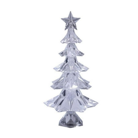 Pack Of 4 Icy Crystal Illuminated Christmas Star Shaped Tree Figurines 11 Pack Of 4 Icy Crystal Illuminated Christmas Star Shaped Tree Figurines 11