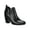 Black TXT, variant on Womens Polly Faux Leather Padded Insole Ankle Boots