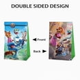 thumbnail image 3 of Zootopia gift bags, holiday birthday party supplies, candy bags, gift bags, kraft paper bags, 3 of 4