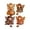 Orange, variant on DIY Autumn Fairy Sewing Craft Kit, Patchwork Plush Doll Making Set for Kids and Beginners, Complete with Pre-Cut Fabric, Thread, Needles, Scissors, and Instructions