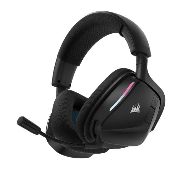 Open Box Corsair CA-9011392-WW VOID Wireless V2 Gaming Headset - Black with Dolby Atmos, 70 Hours Battery Life