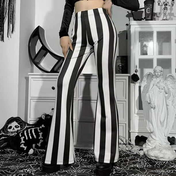 High waisted pants striped discount