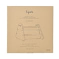 thumbnail image 4 of 3 Sprouts Double-Sided Portable Bookshelf Rack for Bedroom and Playroom, Cream, 4 of 14