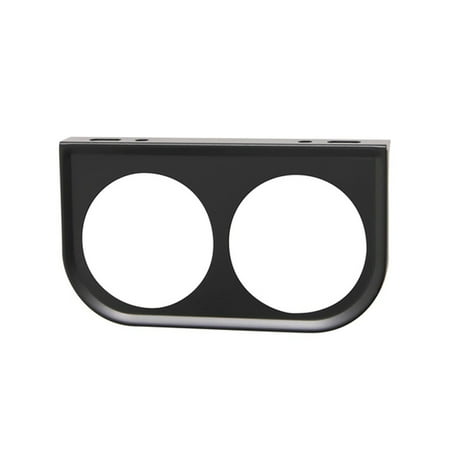 GlowShift | 52mm Black Universal Dual Gauge Under Dashboard Mounting Bracket Pod for Cars and Trucks