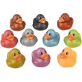 Bulk Toys Unique (25 Pack) Colorful Glitter Rubber Duckies (2 ...