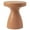 Pink, variant on LeisureMod 16" Wide Round Side Table in Fiberstone with Hourglass Pedestal Design for Indoor and Outdoor Use Wisp Collection in Terrazzo White