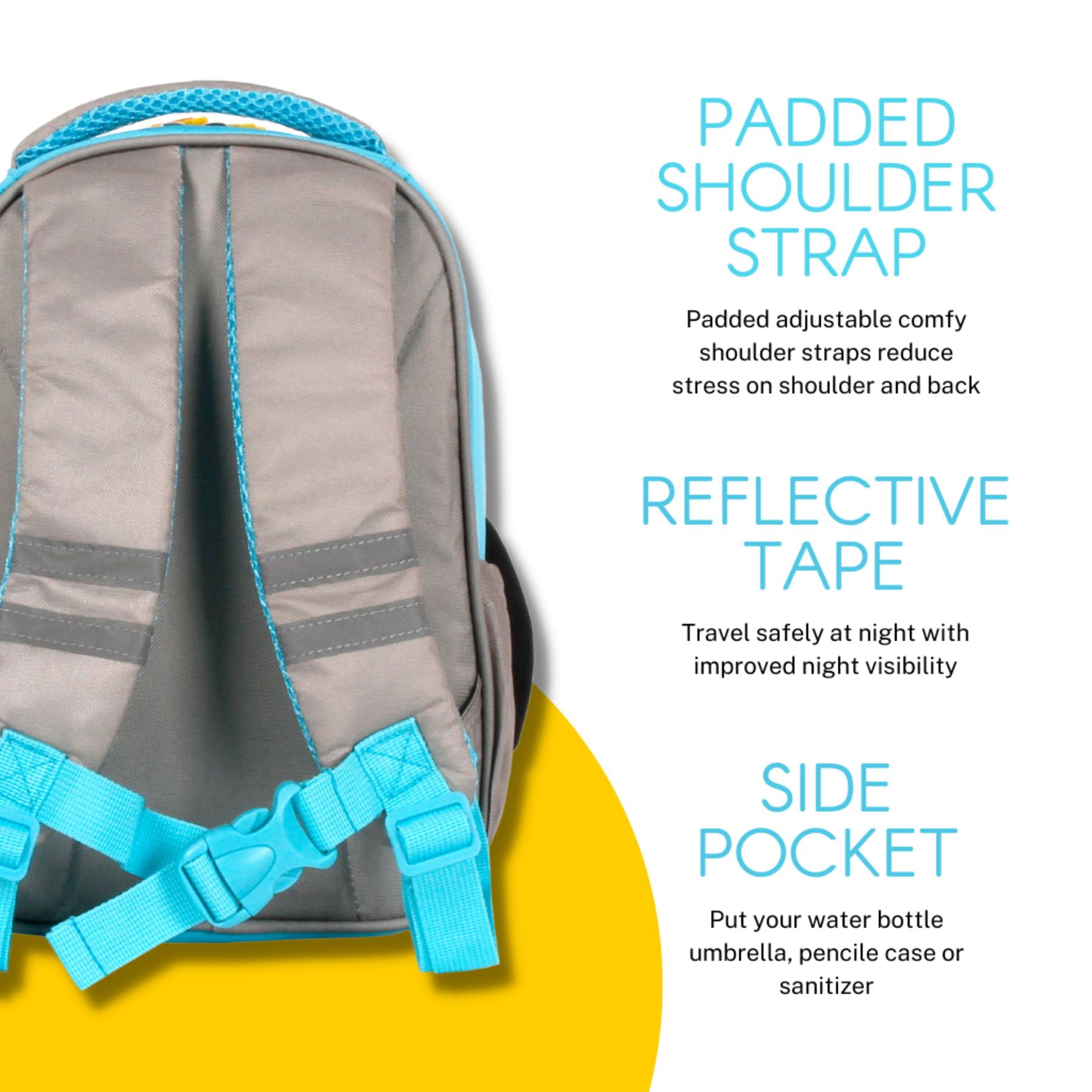 Twise Side-kick 12" Kids, Toddlers Backpack for Preschool, Penguin