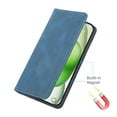 thumbnail image 2 of Premium Case for iPhone 7 / 8 / SE 2022 & 2020, Vintage PU Leather Wallet Case RFID Blocking Card Slot Kickstand Strong Magnetic Closure Shockproof TPU Interior Flip Folio Classic Book Case,Blue, 2 of 5