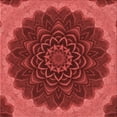 thumbnail image 1 of Ahgly Company Machine Washable Indoor Square Transitional Tomato Red Area Rugs, 6' Square, 1 of 7