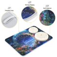 thumbnail image 3 of Yayeee Dish Drying Mat for Kitchen Counter 16"x18" Microfiber Absorbent Pad, Beautiful Floral Moon, 3 of 7