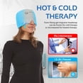 thumbnail image 4 of 2 Pack Migraine Relief Ice Head Wrap Headache and Migraine Hat | Cold Gel Head Ice Pack with Face and Eye Mask Compress for Cooling Migraine Relief - FSA HSA Eligible Items, 4 of 7