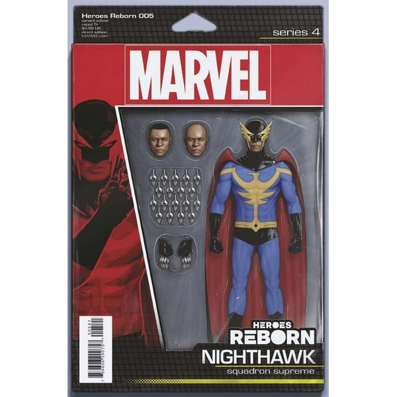 Heroes Reborn (2nd Series) #5 (Action Figure Variant) VF ; Marvel Comic Book