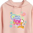 thumbnail image 3 of Garfield - Mother's Day - Most Huggable Mom - Juniors Cropped Pullover Hoodie, 3 of 5