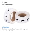 thumbnail image 3 of Unique Bargains Clothing L Large Size Sticker Label Coding Label 25mm/1inch Dia 1 Roll 500 Round Adhesive Labels, 3 of 5
