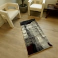 thumbnail image 5 of Rug Branch Modern Abstract  Grey Red Indoor Doormat Rug - 2x4, 5 of 5