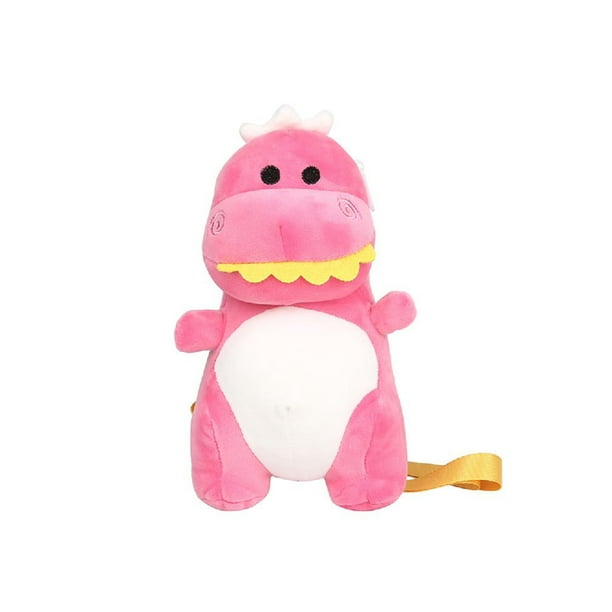 Y Bolso Bandolera Pequeño Felpa Color Contrastante Mochila Juguete Dinosaurio Bolso Bandolera (rosa) Rosa