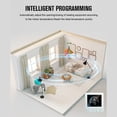 thumbnail image 2 of Programmable Digital Thermostat with Child Lock WiFi LCD Display NTC Sensor Water Heating Warm Floor Underfloor Temperature Controller Intelligent Wall Thermostat for Home Office Hotel, 2 of 5