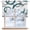 Turquoise, variant on Red Grey Kitchen Swag Valance for Window, Rod Pocket Short Kitchen Curtains 36 Inch Length, Geometric Circle Modern Abstract Simple Art Swag Topper Small Window Treatment for Cafe Bedroom
