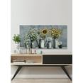thumbnail image 3 of Marmont Hill Eccentric Sunflower Canvas Wall Art, 18" x 36", 3 of 7