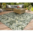 thumbnail image 7 of Couristan Covington Amelie Sage Indoor/Outdoor Runner Rug, 7 of 7