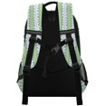 thumbnail image 3 of FORMRS Kids School Backpack Elementary Student Unisex Travel Bookbag with Reflective Stripes, Green Stripe Pattern, 3 of 7