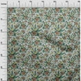 thumbnail image 3 of oneOone Rayon Gray Fabric Florals Sewing Fabric By The Yard Printed Diy Clothing Sewing Supplies 56 Inch Wide, 3 of 4