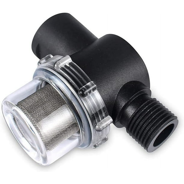 Filtro de malla en línea, filtro colador de bomba de agua, accesorios de modificación de vías navegables, bomba de agua universal para filtro de agua RV