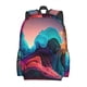 thumbnail image 2 of Disketp Colorful Surreal Landscape Mochila Escolar de Gran Capacidad y Peso Ligero, Mochila de Viaje Ideal para Escuela, Trabajo y Uso Diario, Cómoda y con Estilo, 2 of 8