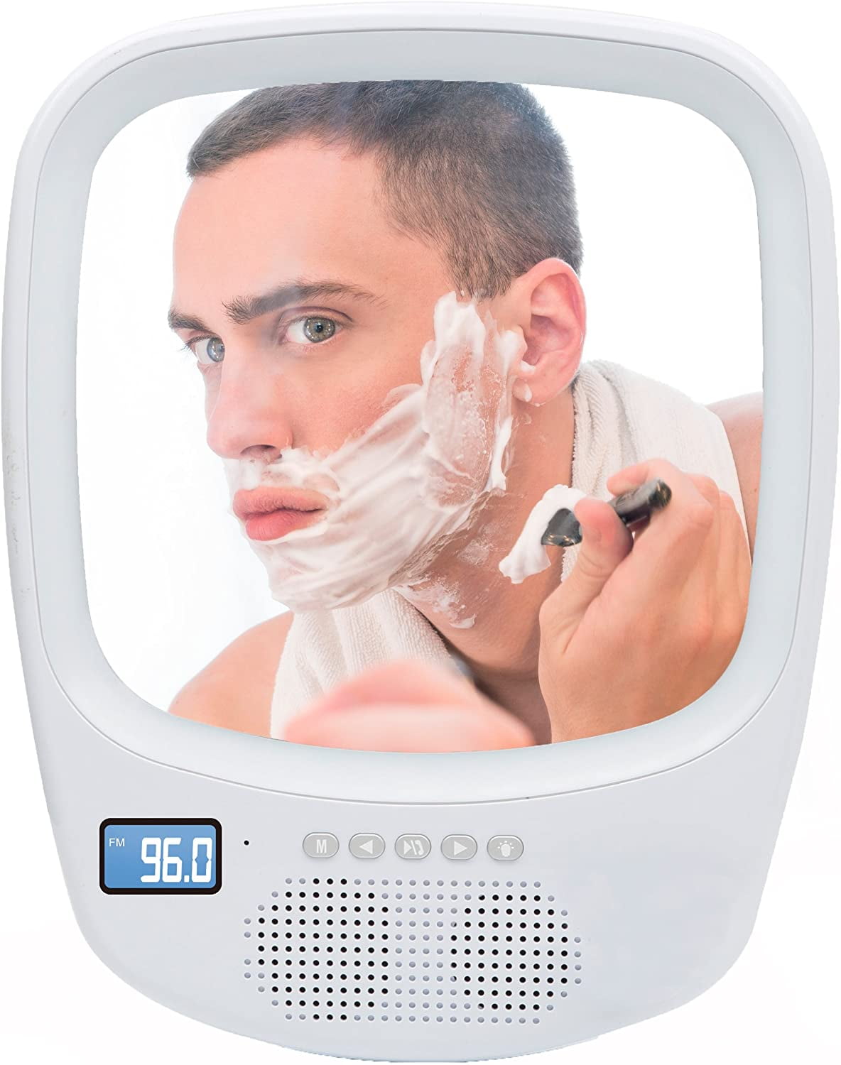 bluetooth shower mirror radio