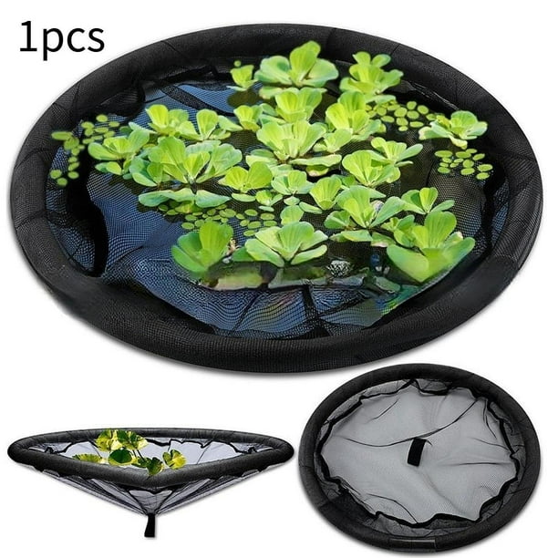 Mesh Float Islands Decoración de plantación de agua Barrera redonda de peces Neta de estanque Plantas acuáticas para la plantación de agua de jardín 45 cm