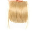 thumbnail image 1 of Clip En Flequillo De Aire Falso Resistente Al Calor Alambre De Alta Temperatura Pinza De Extensión De Cabello Chica Invisible Flequillo Postizo Ejercicio Yoga Cateissary CE008684-06, 1 of 6