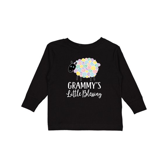 Inktastic Grammy Grandchild Gift Lamb Boys or Girls Long Sleeve Toddler T-Shirt