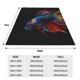thumbnail image 3 of Balery Colorful Betta Fish Manta de Felpa Suave y Acogedora – Cobija de Franela Aterciopelada para Cama, Lavable y Cálida para Sofá, Mascotas, Transpirable-60"x50", 3 of 7