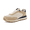 Tan/black, variant on Cushionaire Men's Crest lace up Sneaker with Comfort Foam