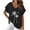 Black, variant on Tops For Women 2025 Summer Cute Tops For Women Plus Size Going OutWhite Tshirts Shirts For Women Thick CottonWomens Blouses Short Sleeve SummerWorkout Shirts Women Built In Bra