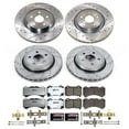 thumbnail image 2 of PowerStop Front and Rear Z26 Street Warrior Carbon-Fiber Ceramic Brake Pad and Drilled and Slotted Rotor Kit Fits: DODGE JEEP Select Models K8903-26, 2 of 3