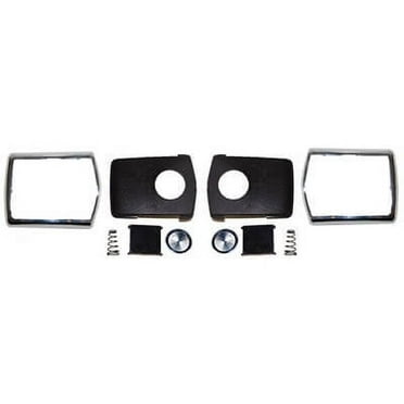 Scott Drake C8AZ-65611A72CK Seat Belt Buckle Restoration Kit Deluxe Chrome
