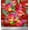 Apple Red, variant on Soimoi Cotton Duck Fabric Leaves,Laceleaf & Lupine Floral Print Fabric by The Yard 42 Inch Wide